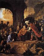 Salomon de Bray Joseph Receives His Father and Brothers in Egypt oil painting